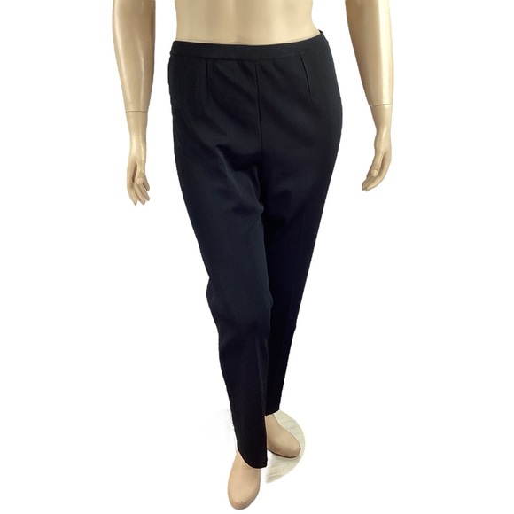 Ming Wang Black Pull-On Tapered Pants Size XL - Picture 1 of 7